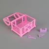 Cutie de Machiaj Mini Drăguță Cutie de Jucării din Plastic cu Lacăt Decorațiune Tezaur Ornament Caz de Toaletă