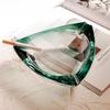 Large Crystal Glass Ashtray: Light Luxury Creative Decor for Home, Office, or Living Room