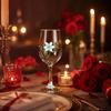 Enamel Clear Stemmed Cup Transparent Flower Embossed Cup Elegant Gift Wine Glass  Christmas