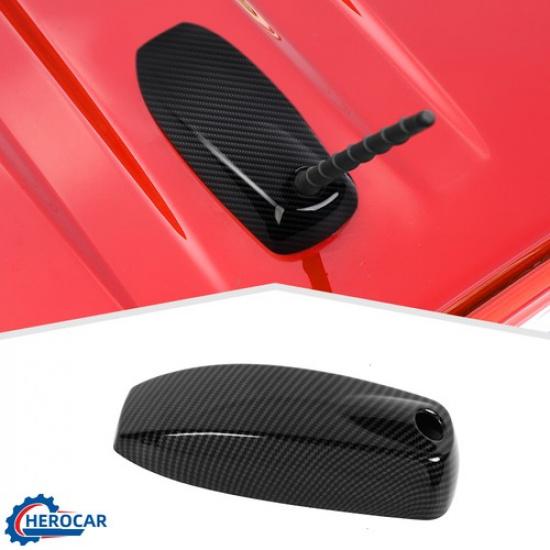 Antenna Base Cover Decor Trim Cover Shell For Chevy Colorado 23-24 Carbon Fiber