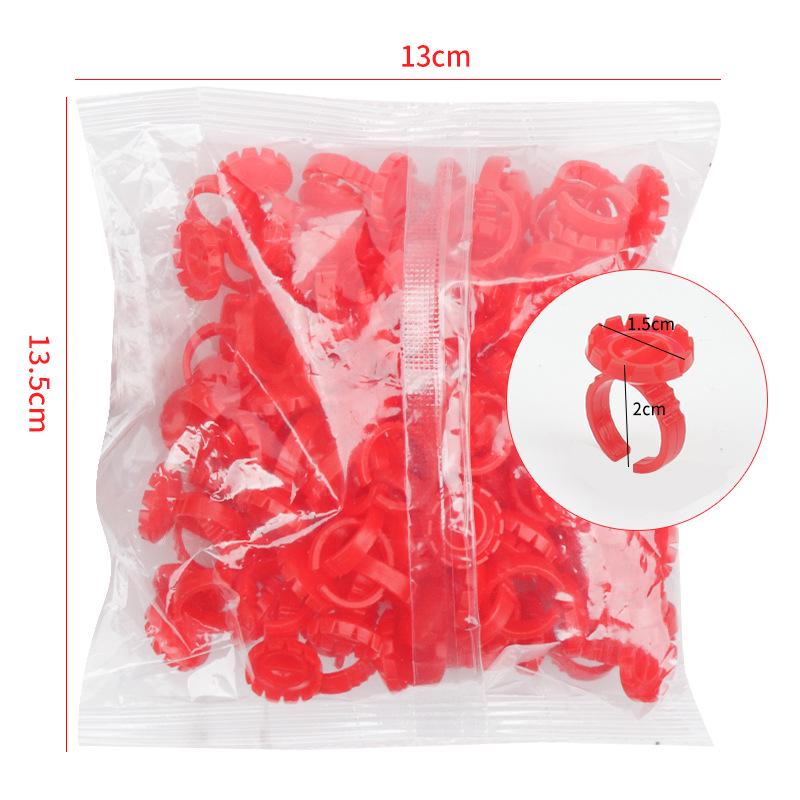 Multi-Color Microblading Pigment Ring Tray for Quick Blooming Makeup