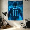 Messi Wall Tapestry Aesthetic Wall Hanging Printed Fabric Blanket Decorative Tapestries For Bedroom Living Room Home Decor