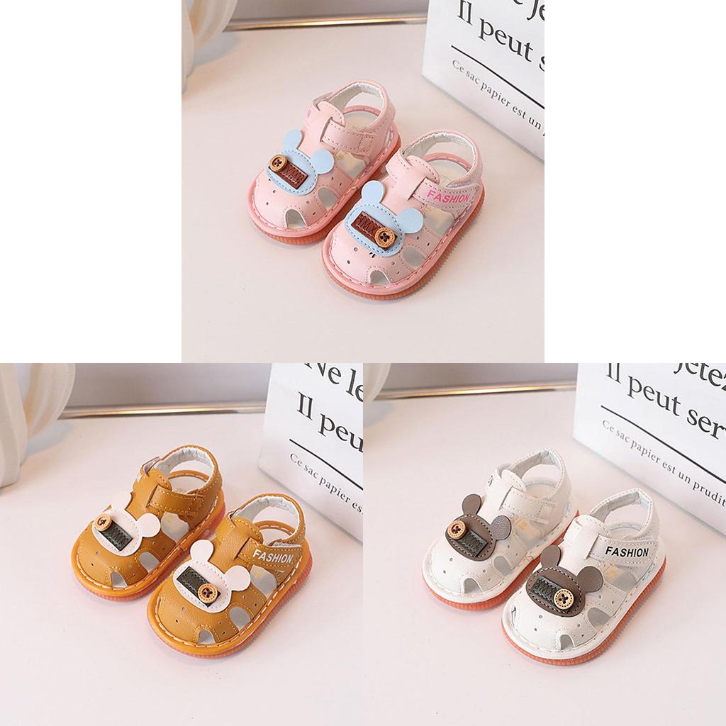 Baby Boy Girl Summer Sandals With Soft Sole And Magic Strap For Toddler Crawling