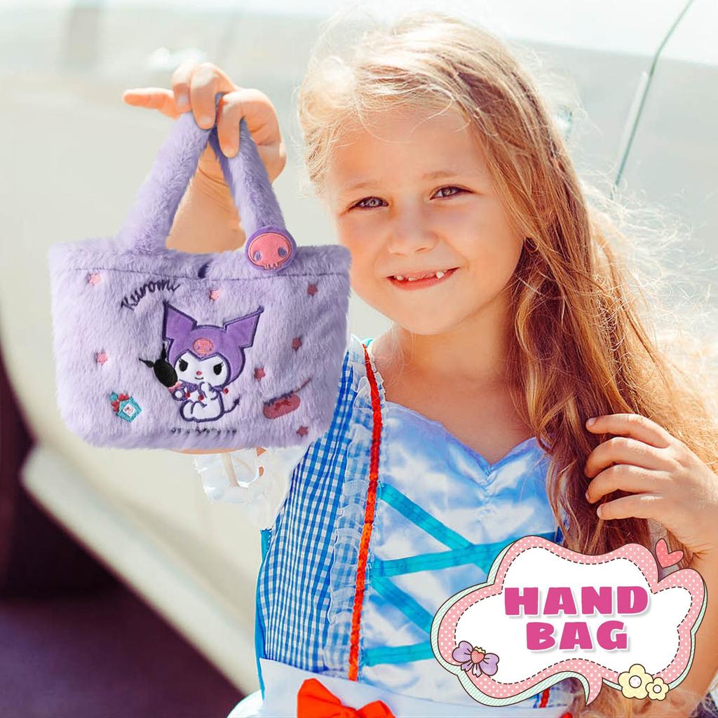 Cartoon Large Capacity Doll Plush Bag Cute Girl Storage Handbag