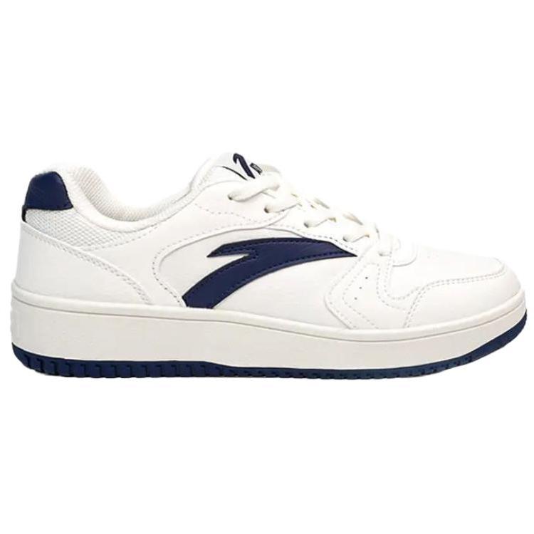 Anta Original Year Minimalist Versatile Non-Slip Wear-Resistant Low-Top Skate Shoes Women sneaker White Blue 122518020R-1