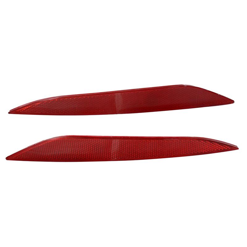 For Vehicle Rear Safety Reflector Pair Car Bumper Light Reflector Part Non-deformation Structure Quick tallation