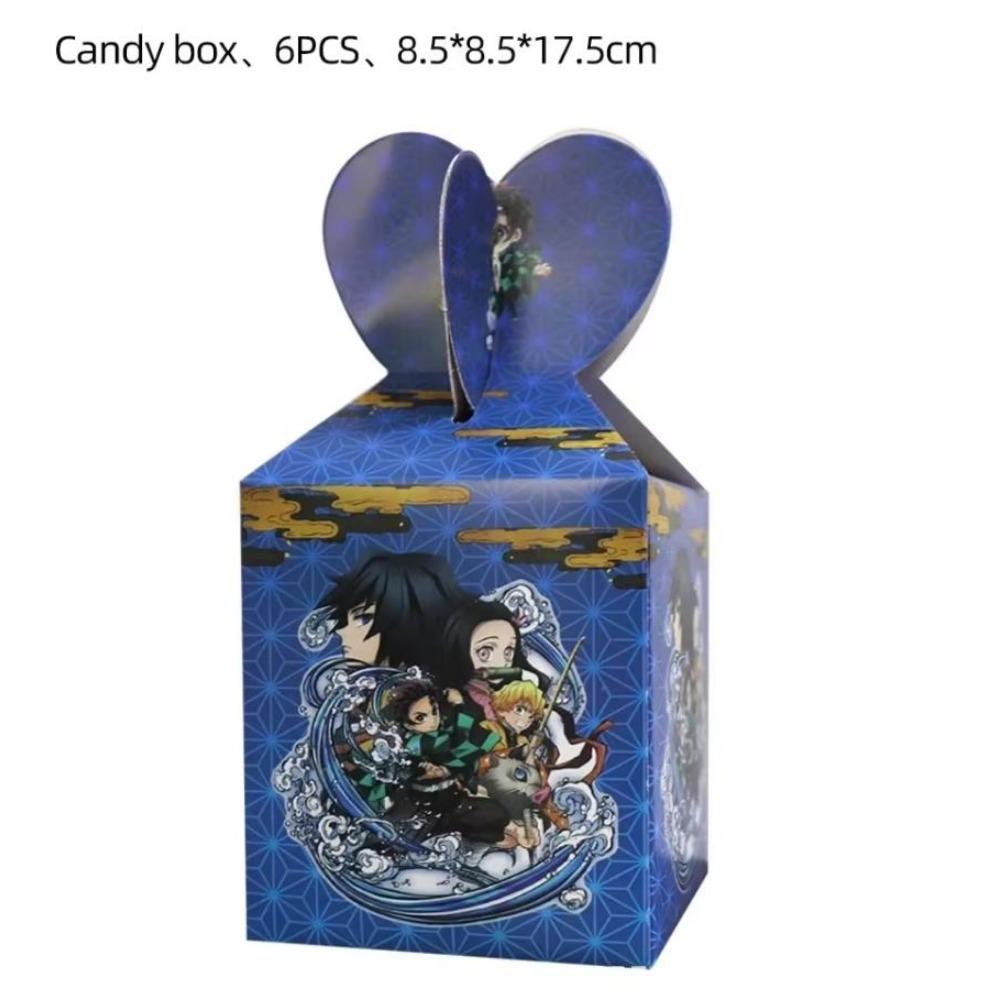 Anime Dämon Geburtstagsparty Dekoration Einweg-Geschirr Teller Tischdecke Becher Serviette Babyparty Kinder Partygeschenke Zubehör