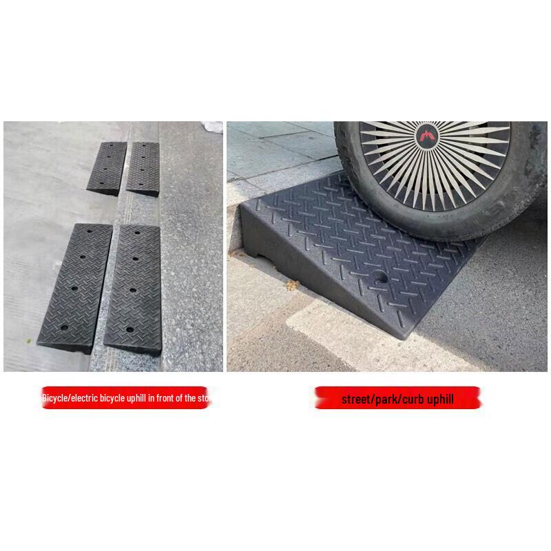 Heavy-Duty Rubber Curb Ramp