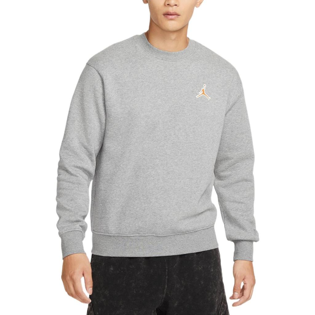 Jordan Sweatshirts Men's Carbon Gray Crew Neck Moderate Regular FD0594-091