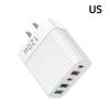 120W Schnellladegerät Mit 3 USB-A Und 2 USB-C Ports Hohe Ladegeschwindigkeit Für Reisen Home-Office-Nutzung Für Smartphones Tablets