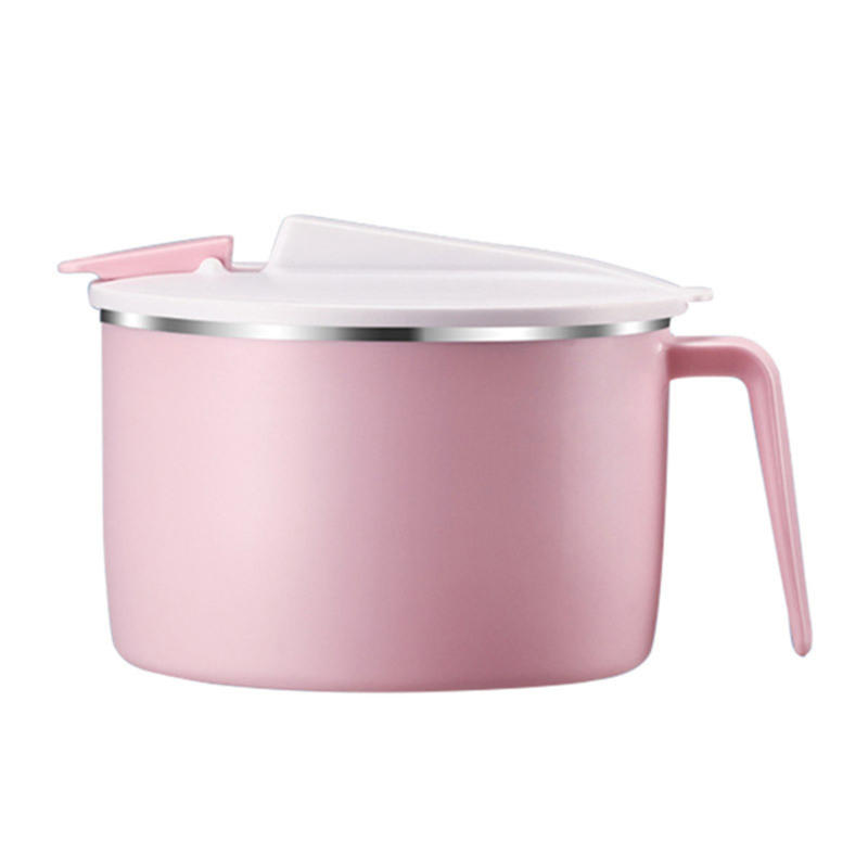 

Large stainless steel bowl with lid kitchen large noodle soup noodle rice ramen fruit bowl food salad container kitchen home kitchen utensils | bowlin