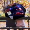 Horror Icons Unite Folding umbrella travel 8 paraphenoid bones Sun umbrella Umbrella printing