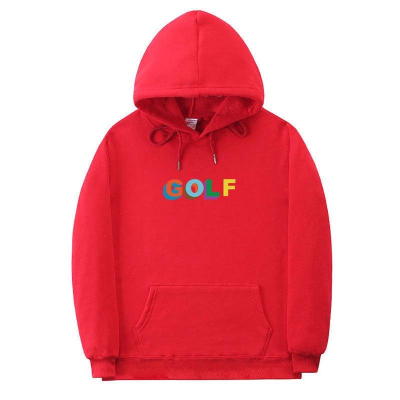 Solid color fleece hooded sweater letter print men's and women's loose sports and leisure