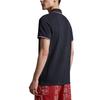 Moncler SS24 Slim Fit Three-Color Knitted Collar Short Sleeve Polo Shirt Men Polo Shirts Dark-Blue J10918A703008455677X