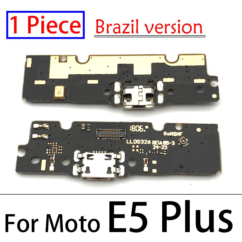 For Motorola Moto E4 E4T G3 G4 G5 G6 G7 Power E7 G8 Plus X4 One USB Charging Port Micro Dock Connector Board With Microphone
