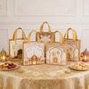 10Pcs Eid Mubarak Gift Bag Nonwoven Cookie Candy Packaging Bag Box Ramadan Kareem Muslim Islamic Festival Party Supplies