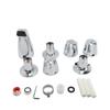 Tub Shower Trim Kit Zinc Alloy 3 Shower Knob and Bath Tub Spout for 1 2 Inch Male Thread 3 4 Inch IPS Inside Thread