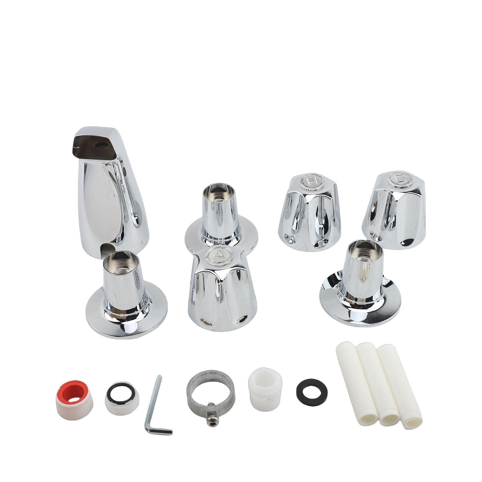 

Tub Shower Trim Kit Zinc Alloy 3 Shower Knob and Bath Tub Spout for 1Celsius2 Inch Male Thread 3Celsius4 Inch Inside Thread Pipe Connection
