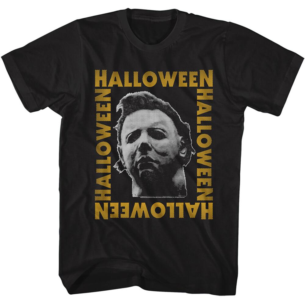Halloween Horror Movie Repeat Framed Michael Myers Photo Men s T Shirt  Unisex T-Shirt XXXL
