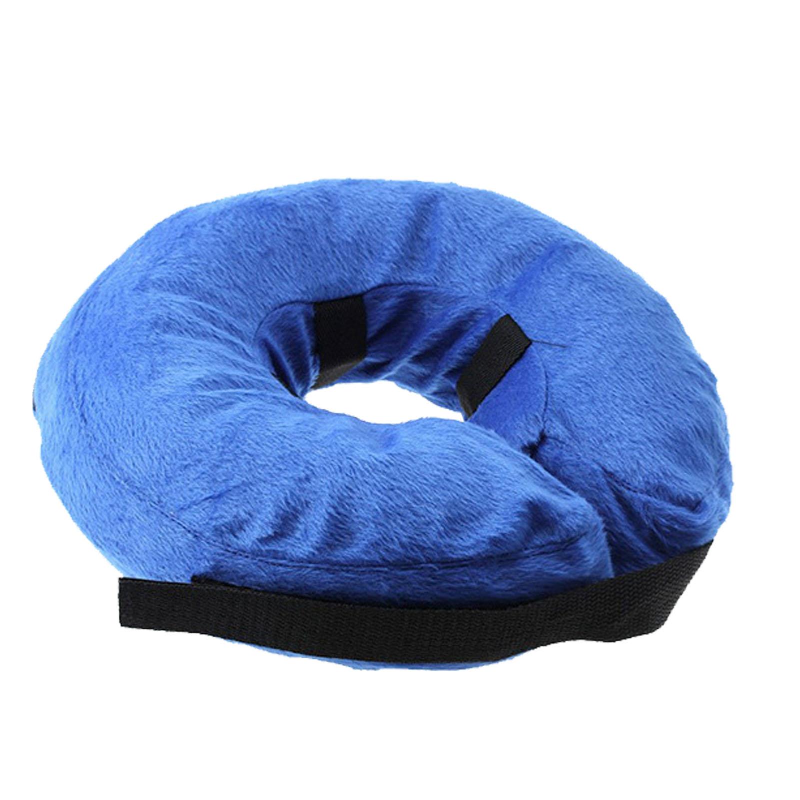 

Inflatable Dog Neck Collar PVC Soft Keep Warm Dog Cone Collar Protective Recovery Dog Collar for Post Surgery Skin XS Neck Circumference 12‑20cm / 4.7‑7.9in синій