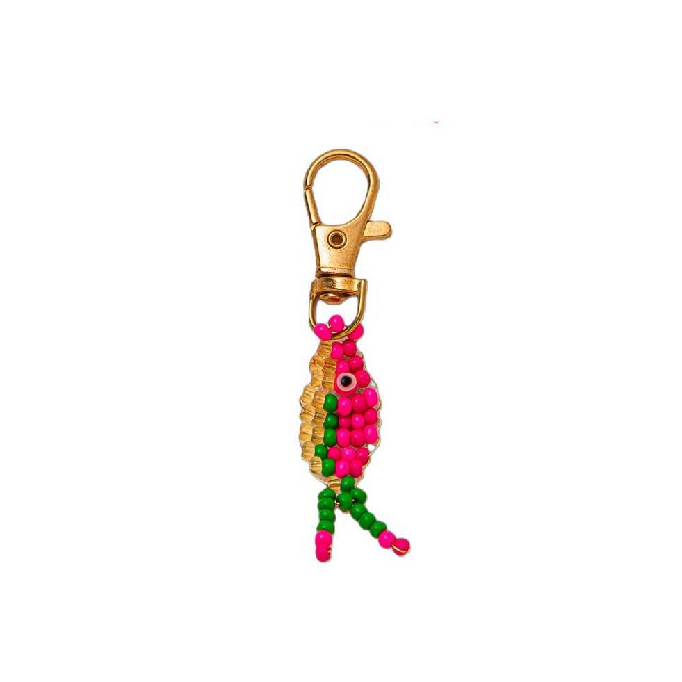 Dopamine Handmade Colorful Fish Pendant Keychain Bag Buckle зелёный