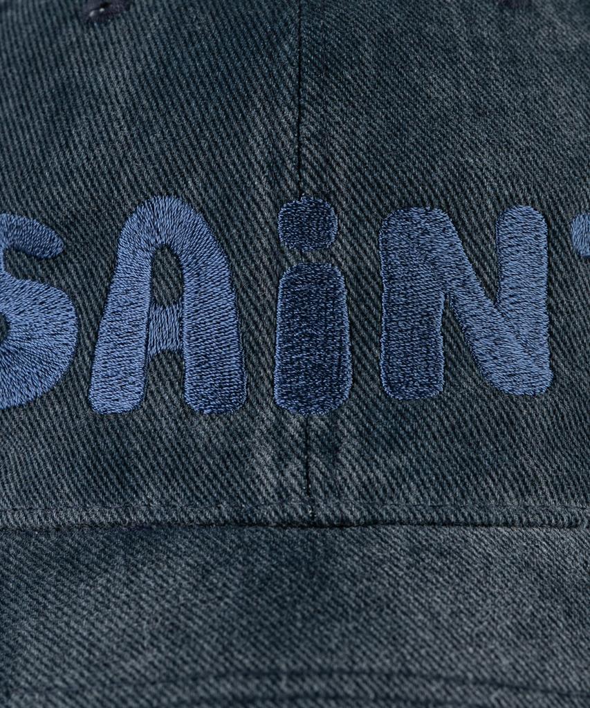Wig Saint Damaged Pigment Ball Cap - Navy