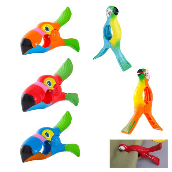 Yousheng Beach Towel Clip Tropical Design Windproof Clothes Hats Bath Beach Towels Clips Portable Easy to Store Towel Clamp