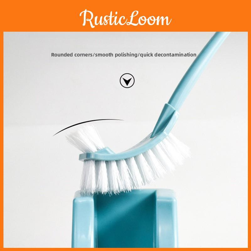 Toilet Plastic Durable Brush With Deep Cleaning Bristles For Home Use Tools
