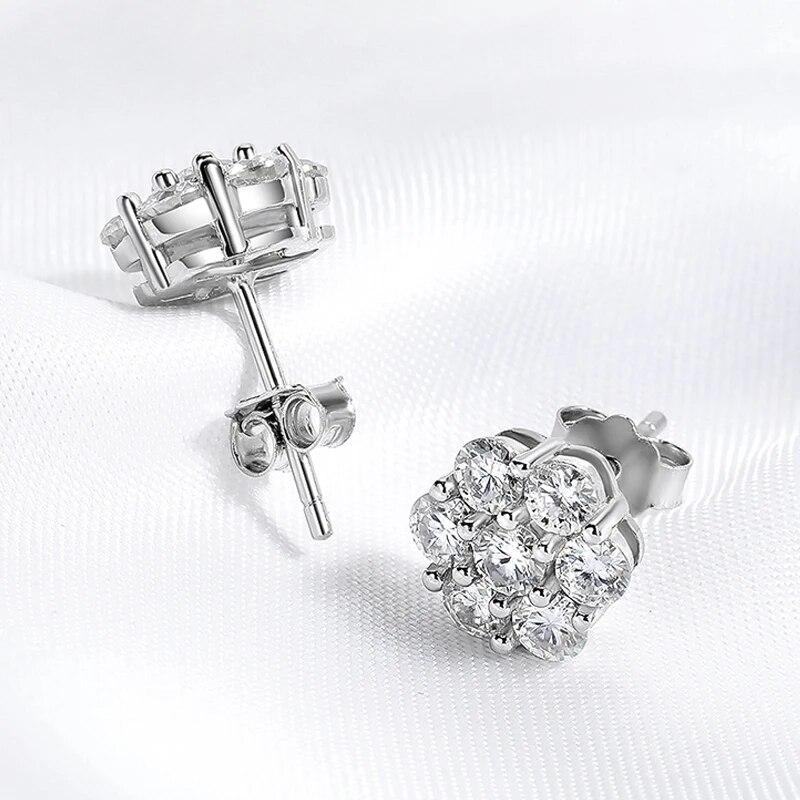 Gem Stone King Aretes De Plata De Ley 925 Con Cuarzo