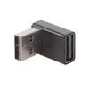4Pcs 90 Degree Right Down Angled USB3.0 Male to Female Extension Adapter for Laptop PC USB Charging Adapter Extension