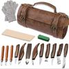 Wood Carving Tool Set DIY Handcrafting - Bent Chisel Spoon Knife Kit With 55mm Blade 100mm Handle