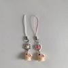 Acrylic Rabbit Keychain Delicate Flower Bowknot Keyring for Bags Backpacks