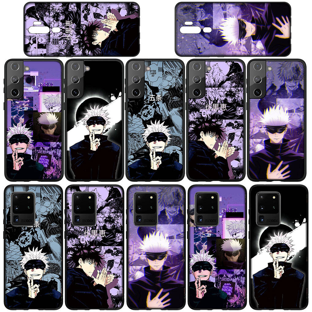 for iPhone 17 15 Xiaomi Poco F7 F8 X7 X6 C85 C75 C71 M8 Redmi Note 14 13 12 11 Pro Max 14C 13C 15C A3 A4 Phone Case Cartoon Jujutsu Kaisen Gojo Satoru