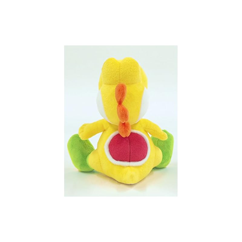 Sanei Boeki Super Mario ALL STAR COLLECTION Yellow Yoshi (S) W13.5 x D15.5 x H20cm Plush Toy AC45