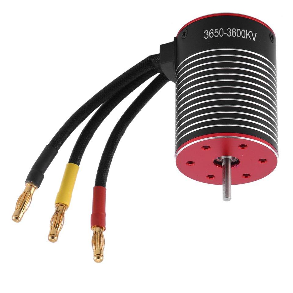 Motore Brushless Queen Hobby 3650 5200KV 94A – Impermeabile Per Auto E Camion 1/10 1/8