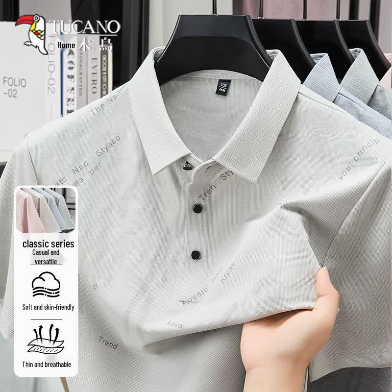 TUCANO Men s Ice Silk Short Sleeve Polo Shirt XL