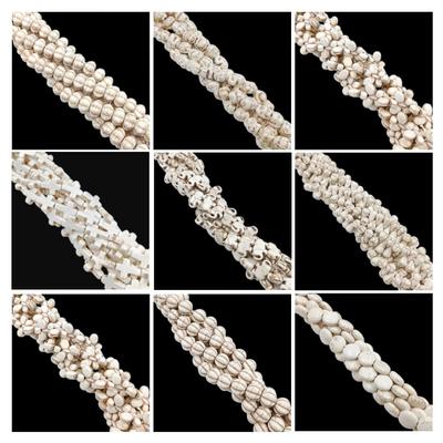 Wassertropfen-Weißkieferperlen, eine Schmetterlingskette, DIY-Armband, Halskette, böhmischer Stil, Kürbiskreuz, Weißkieferperlen, Materialzubehör