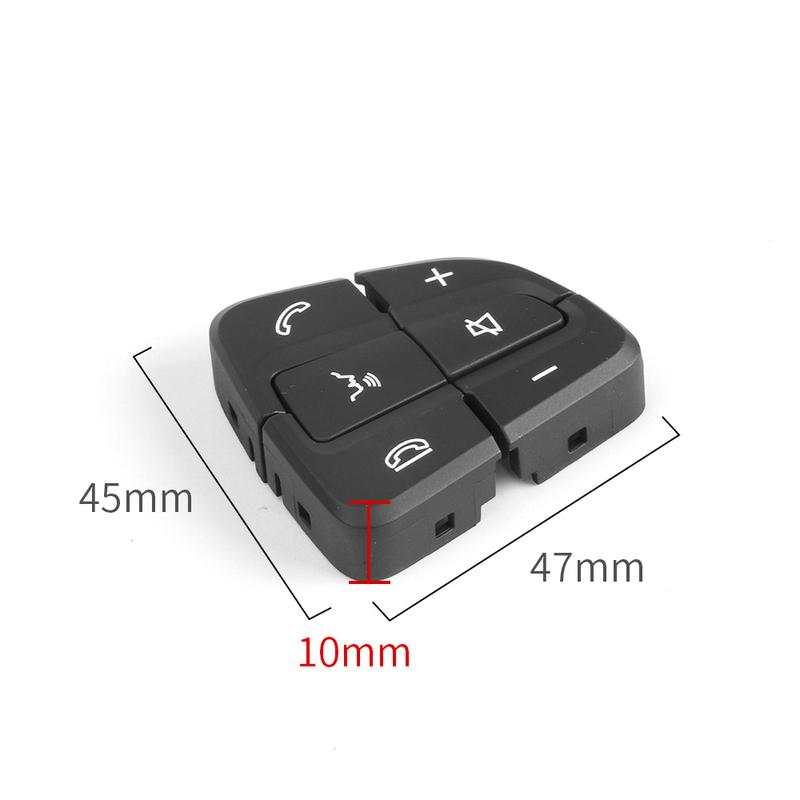 For Mercedes W205 W253 Car Steering Wheel Switch Control Buttons For Benz C GLC Class C200 C220 C260 GLC250 GLC300 2015-