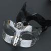 Metallic Masquerade Mask Half Face Halloween Eye Mask for Men Women Halloween Wedding Masquerade Costume Accessories