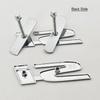 3D Metal Black Red Car Front Grille Emblem SI Logo Badge Side Fender Rear Trunk Sticker For Honda Civic Jazz Styling Accessories air256