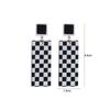 Korean Style Black White Plaid Dangle Earrings Women Earrings Ear Studs Checkerboard Earrings