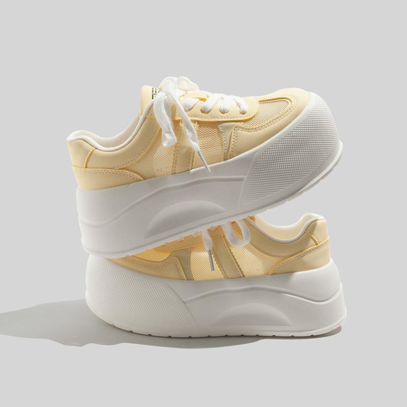 Beier new summer mesh breathable casual shoes muffin thick-soled heightening board shoes 35