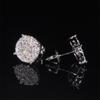 Full Moissanite D Color  Women's Men Hip-hop Earrings 925 Silver Screw Ear Stud High Quality Fine Jewelry for Women  Gift