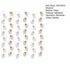 6 Strings Skeleton Hands Garland Paper Human Hand Bone Streamers Halloween Hanging Swirls Banner Decoration for Wall Door Indoor Outdoor Decor