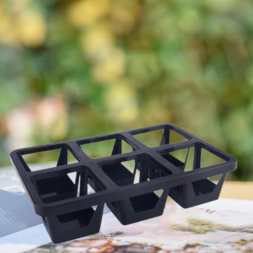 Nursery Pots Tray Plant Pot Carry Holder Indoor Outdoor Strong Bearing Capacity Portable Wear