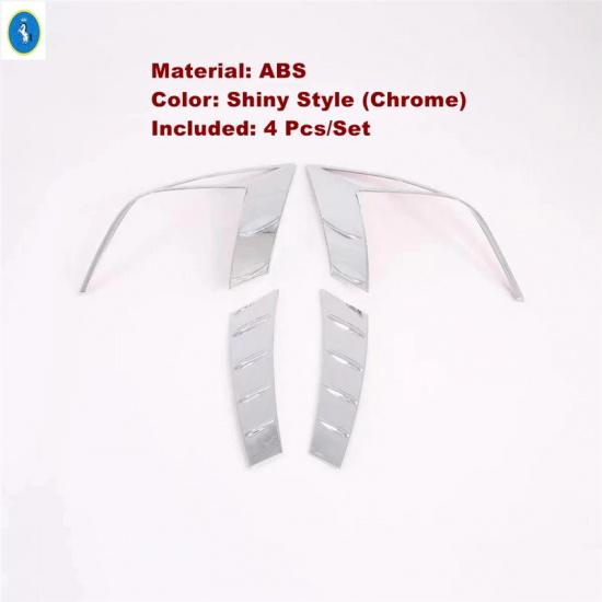 Chrom / Karbonfaser Auto Rückleuchten Rücklicht Heckleuchten Dekor Abdeckung Zierleiste ABS Zubehör für Hyundai Sonata DN8 -