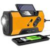 Emergency Crank Weather Solar Panel NOAA/FM/AM Radio with Portable Survival Radio Large Decibel