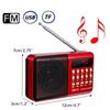 DC 5V USB Portable Radio Handheld Digital FM TF MP3 Music Player Speaker Rechargeable Wireless Recording