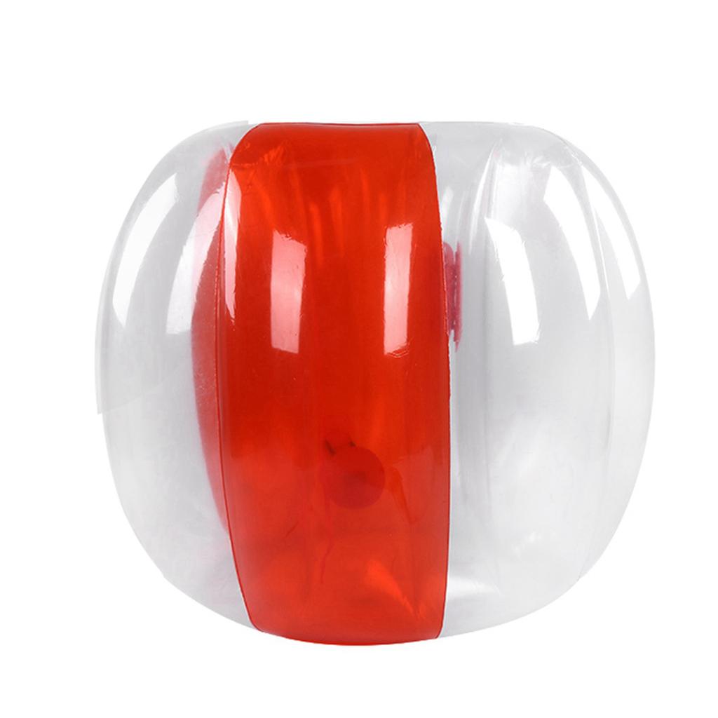 120cm Outdoors Bubble Balls Active Play Soccer Toy for Adult Inflatable Playing SuppliesTransparent
