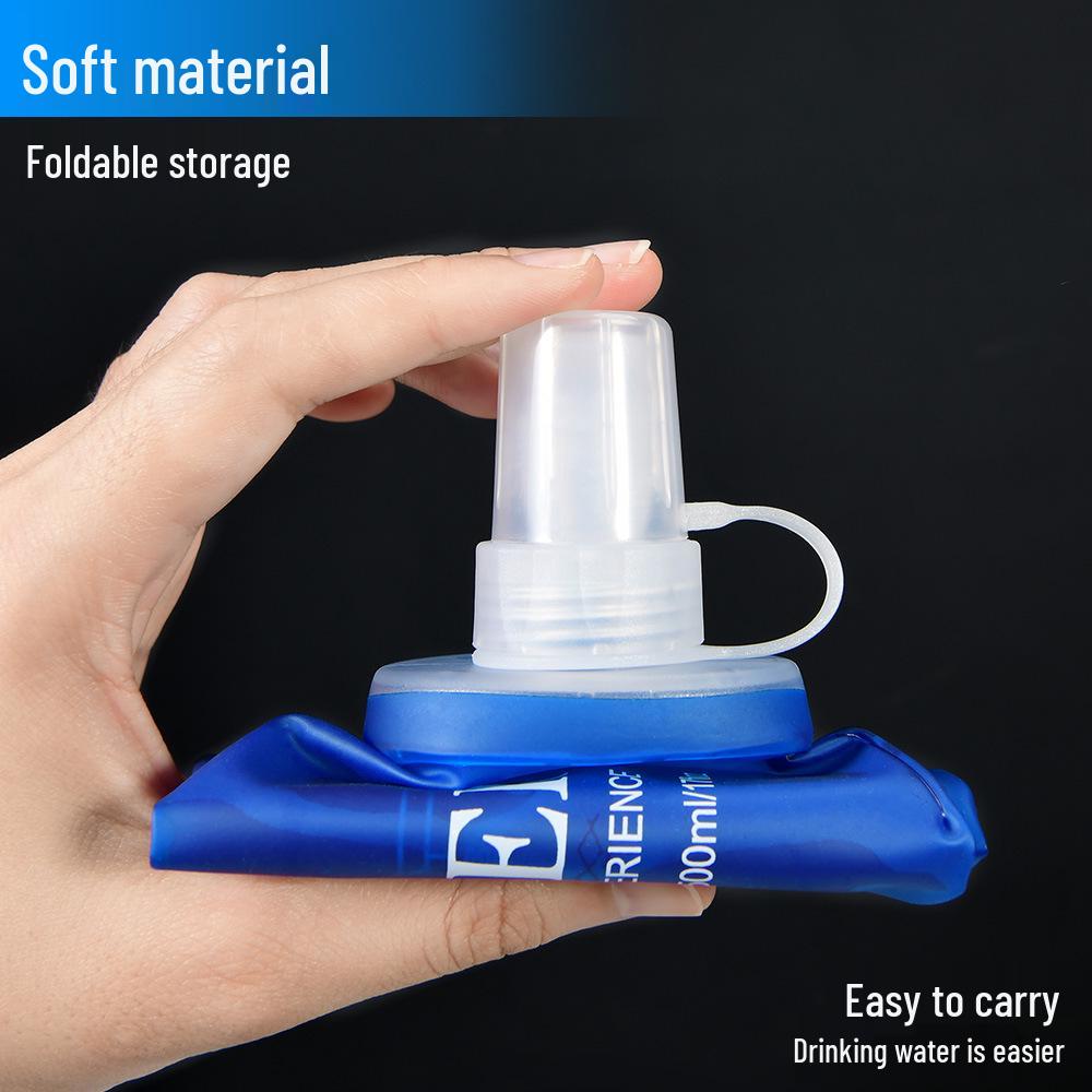Faltbare TPU Weichwasserflasche für Outdoor-Laufen & Marathons